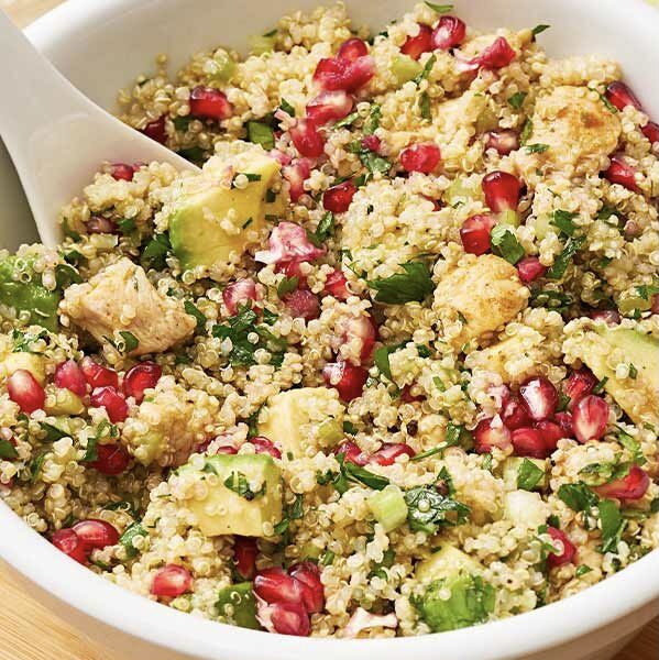 Hähnchenbrust mit Quinoa-Salat